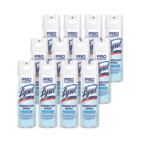 LYSOL DISINFECTANT SPRAY  - CRISP LINEN 19 oz