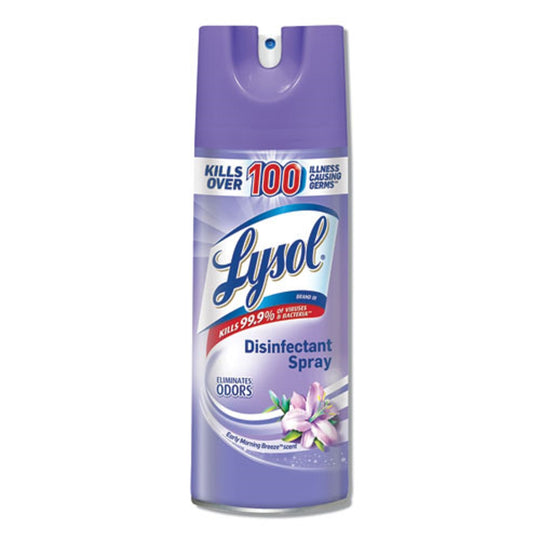 LYSOL DISINFECTANT SPRAY - EARLY MORNING BREEZE - 12.5 oz