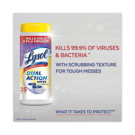 LYSOL DISINFECTING WIPES - DUAL ACTION - COTRIS - 33CAMOSTER