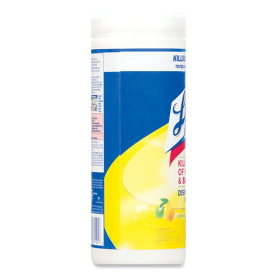 LYSOL DISINFECTING WIPES - LEMON AND LIME BLOSSOM - 35 WIPES/CANISTER  - 12 CANISTERS/CARTON