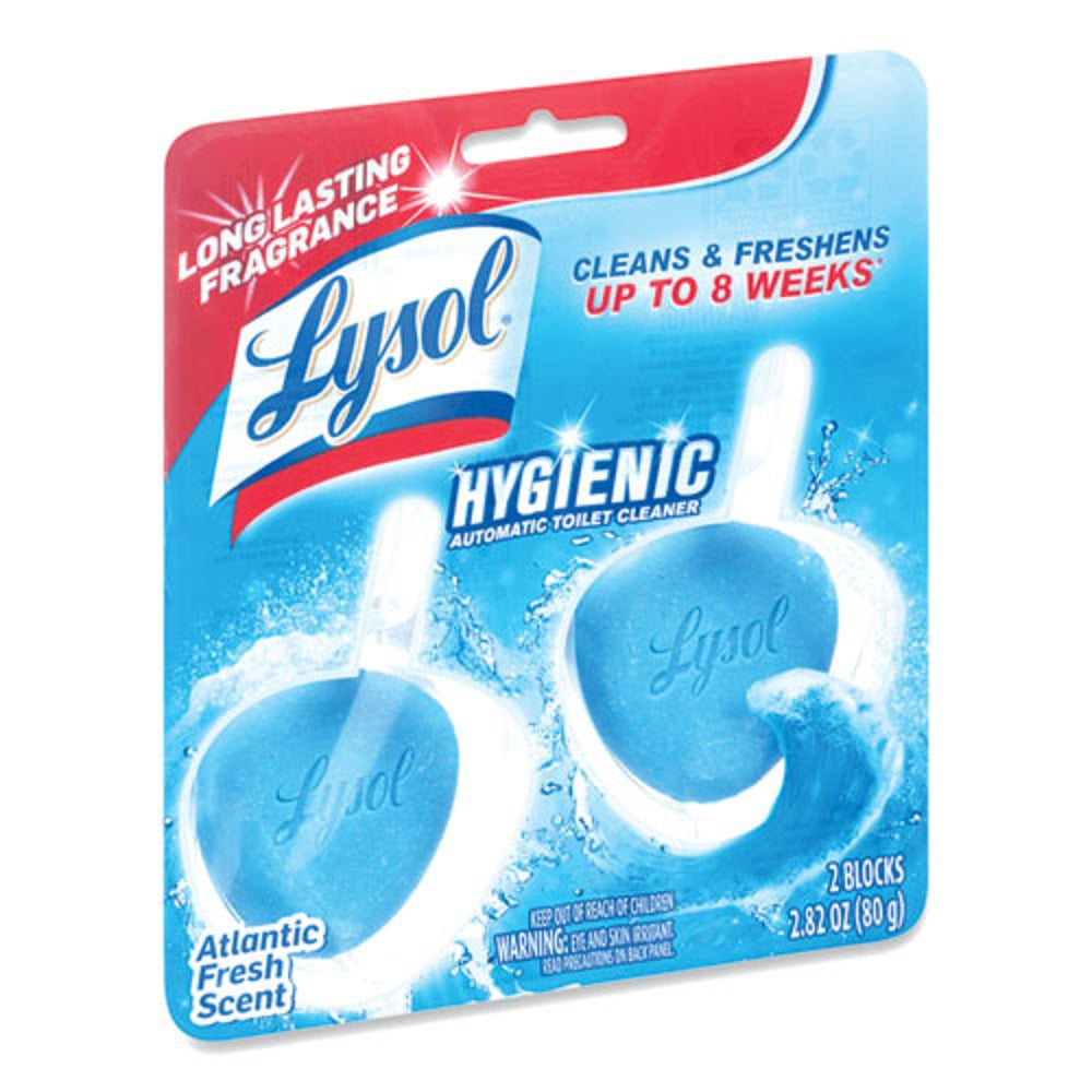 LYSOL HYGIENIC AUTOMATIC TOILET BOWL CLEANER - ATLANTIC FRESH - 2/PACK