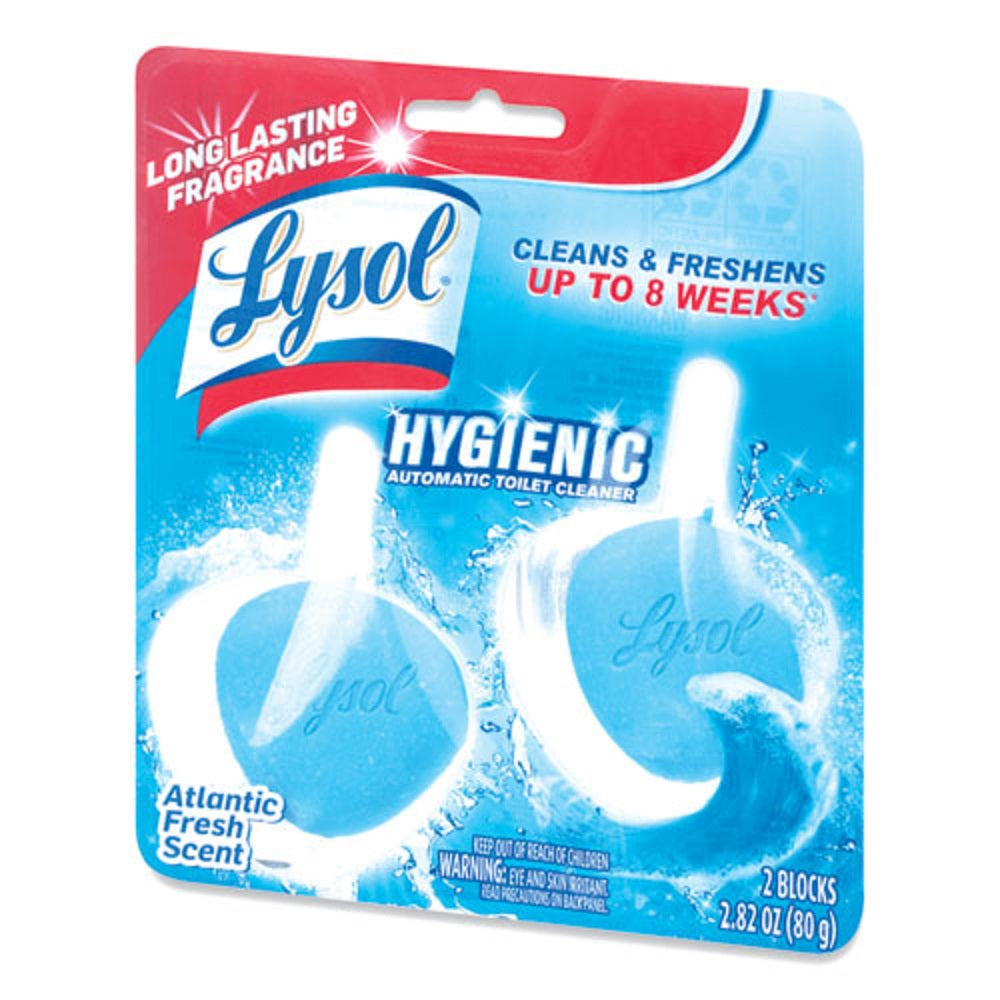 LYSOL HYGIENIC AUTOMATIC TOILET BOWL CLEANER - ATLANTIC FRESH - 2/PACK