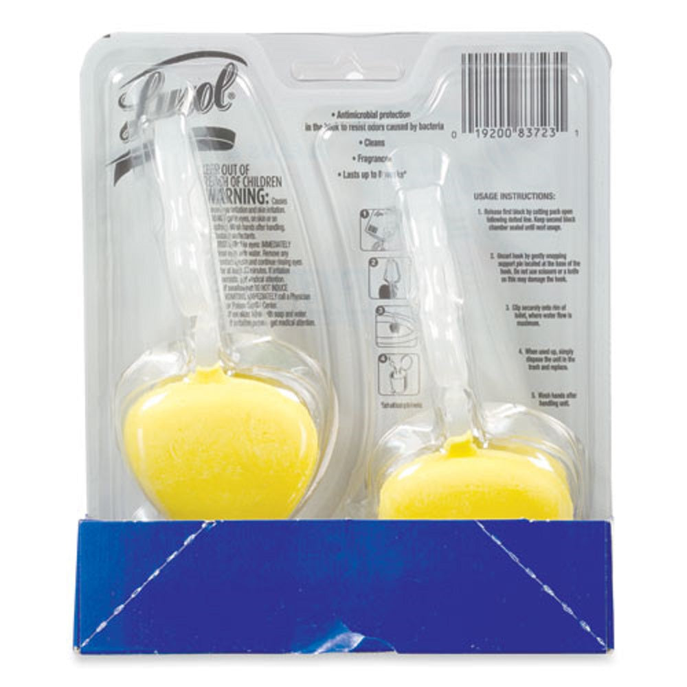 LYSOL HYGIENIC AUTOMATIC TOILET BOWL CLEANER - LEMON BREEZE - 2/PACK