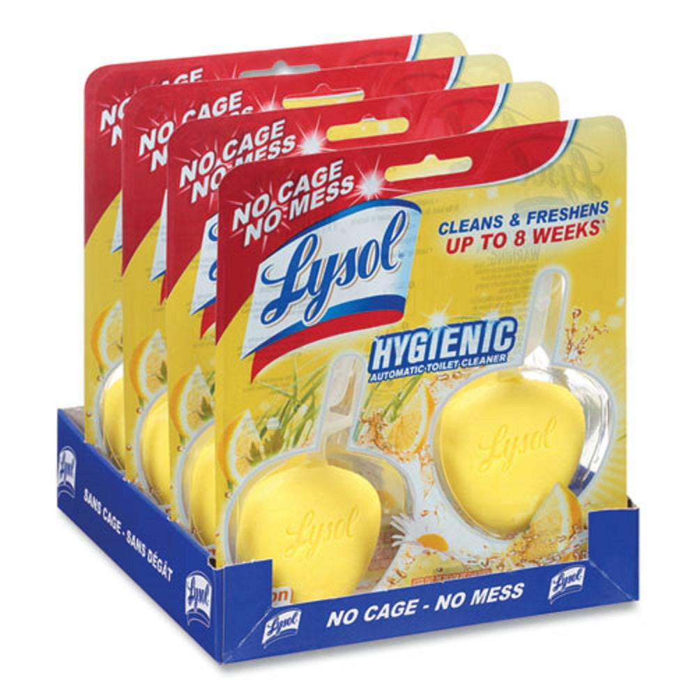 LYSOL HYGIENIC AUTOMATIC TOILET BOWL CLEANER - LEMON BREEZE - 2/PACK