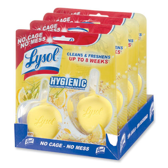 LYSOL HYGIENIC AUTOMATIC TOILET BOWL CLEANER - LEMON BREEZE - 2/PACK