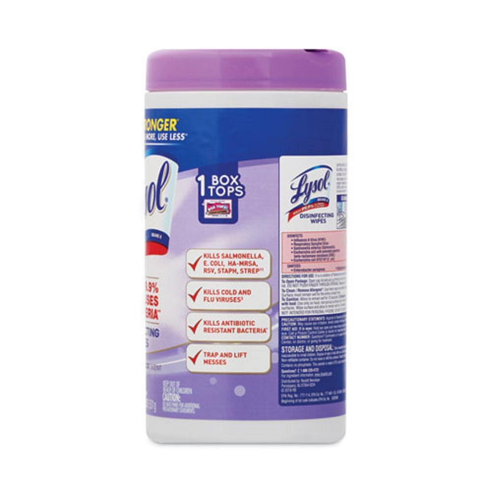 LYSOL DISINFECTING WIPES - EARLY MORNING BREEZE - 80 WIPES/CANISTER