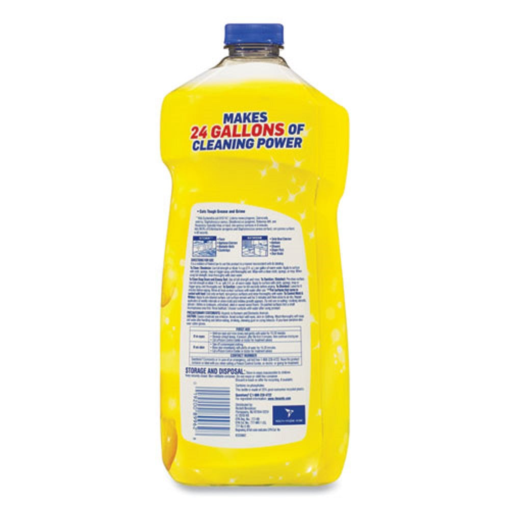 LYSOL CLEAN AND FRESH MULTI-SURFACE CLEANER - SPARKLING LEMON AND SUNFLOWER ESSENCE - 48 oz BOTTLE - 9/CARTON