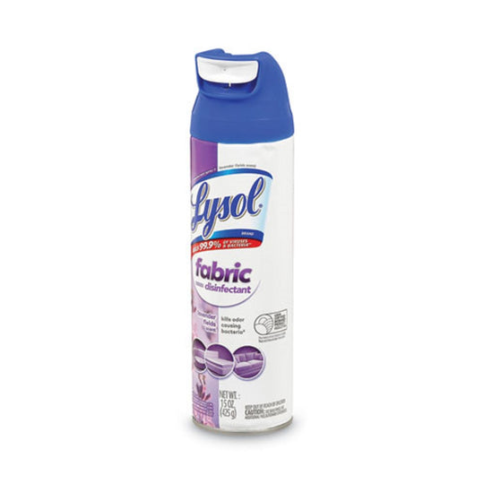 LYSOL FABRIC DISINFECTANT - LAVENDER FIELD - 15 oz AEROSOL SPRAY