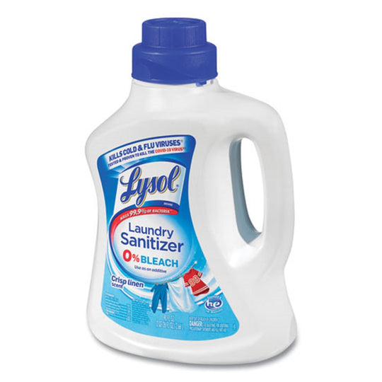 LYSOL LAUNDRY SANITIZER - LIQUID - CRISP LINEN - 90 oz