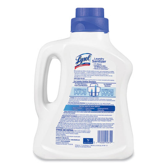 LYSOL LAUNDRY SANITIZER - LIQUID - CRISP LINEN - 90 oz - 4/CARTON