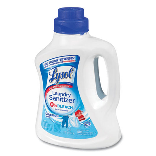 LYSOL LAUNDRY SANITIZER - LIQUID - CRISP LINEN - 90 oz - 4/CARTON