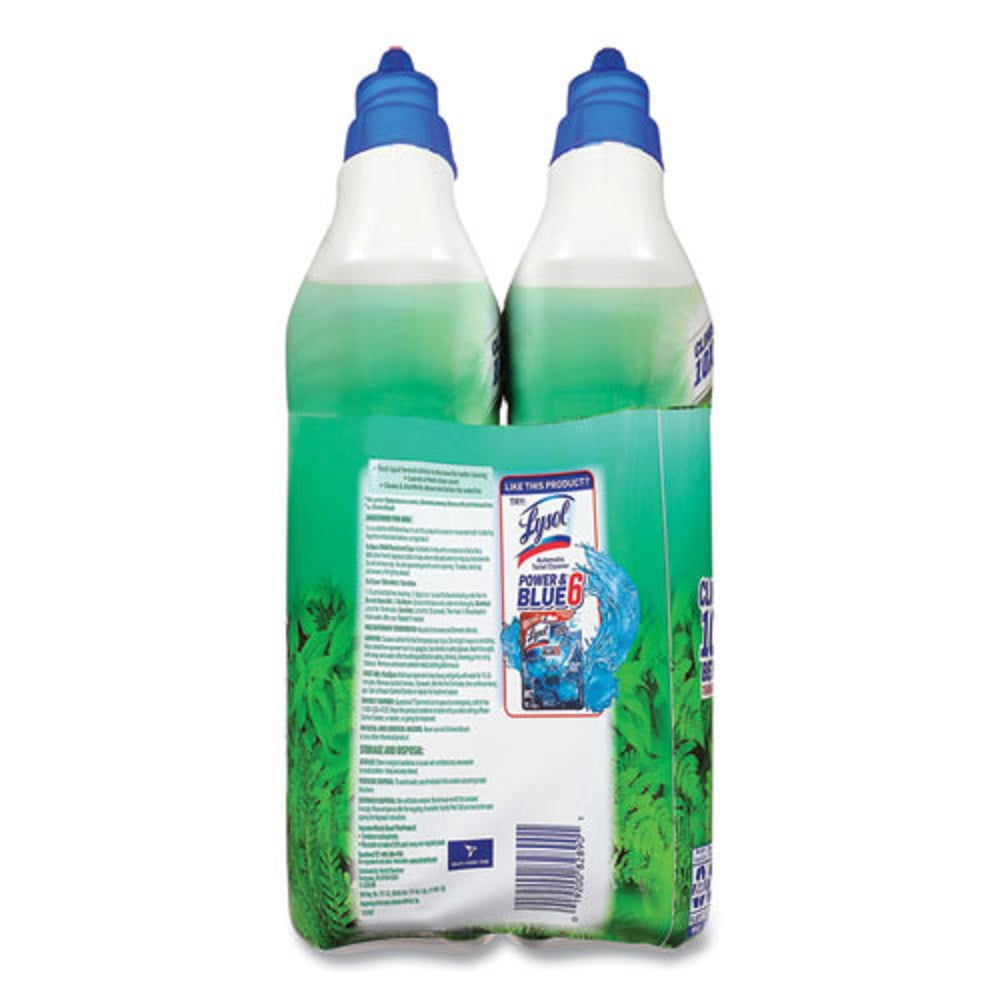 LYSOL CLEAN AND FRESH TOILET BOWL CLEANER CLING GEL - FOREST RAIN SCENT - 24 oz - 2/PACK - 4 PACKS/CARTON