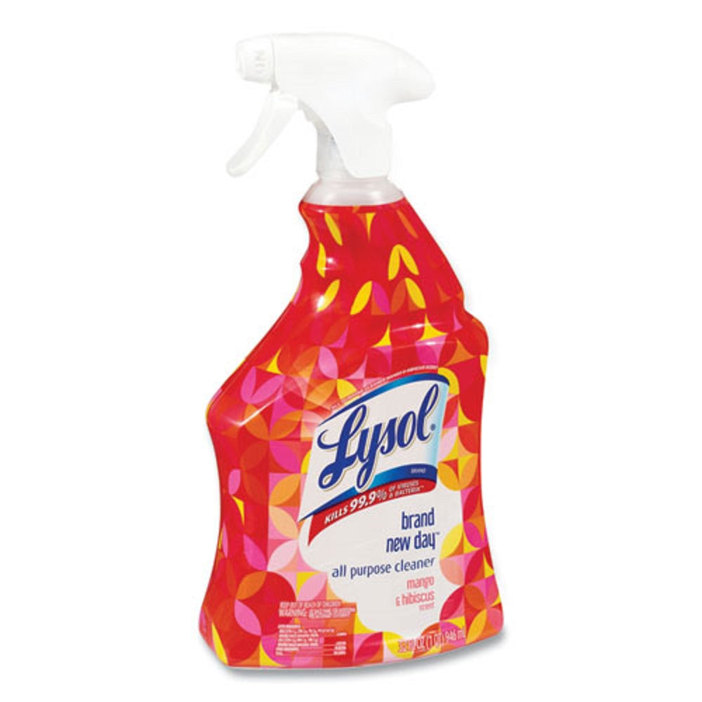 LYSOL READY-TO- USE ALL-PURPOSE CLEANER - MANGO AND HIBISCUS - 32 oz - SPRAY BOTTLE