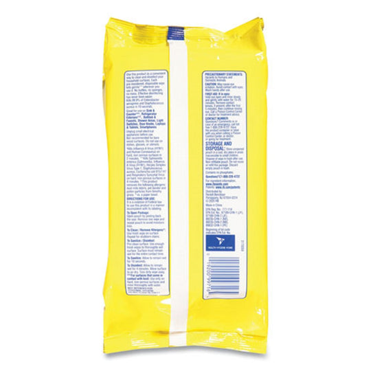 LYSOL DISINFECTANT  WIPES FLATPACKS - LEMON AND LIME BLOSSOM - 80 WIPES/FLAT PACK - 6 FLAT PACKS/CARTON