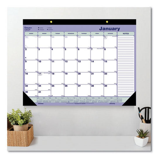 MONTHLY DESK PAD CALENDAR - JAN to DEC - 2022