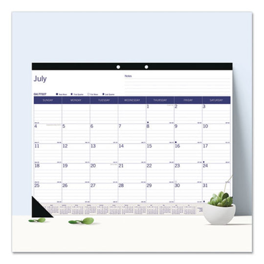 ACADEMIC MONTHLY DESK PAD CALENDAR - JULY to JULY - 2022-2023