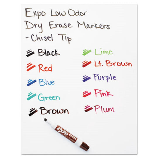 EXPO BOLD BLACK DRY-ERASE MARKERS