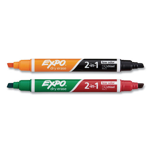 EXPO 2 in 1 DRY ERASE MARKERS