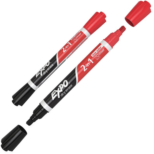 EXPO 2 in 1 DRY ERASE MARKERS