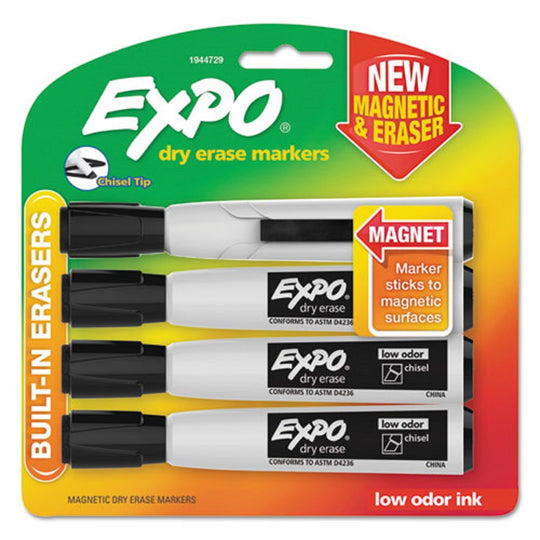 EXPO ERASER CAP MAGNETIC DRY ERASE MARKER SET