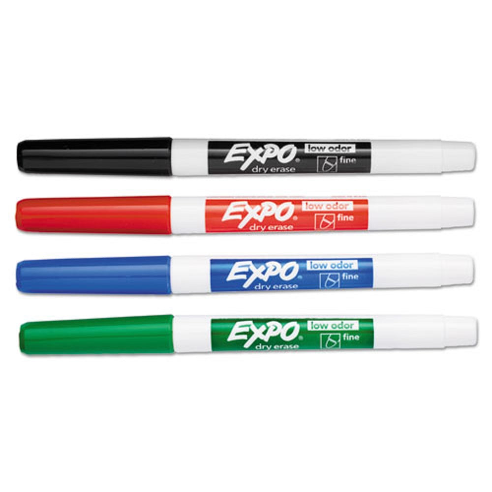 EXPO LOW ODOR DRY-ERASE MARKERS