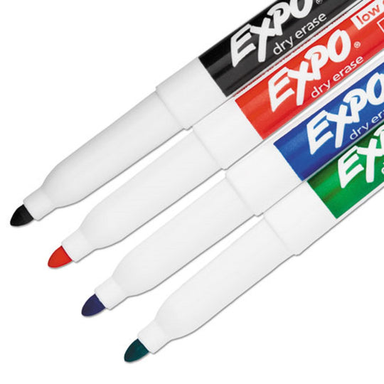 EXPO LOW ODOR DRY-ERASE MARKERS