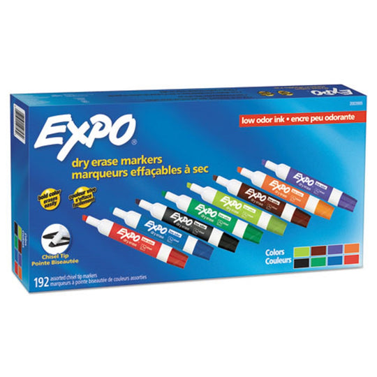 EXPO LOW ODOR DRY ERASE MARKERS