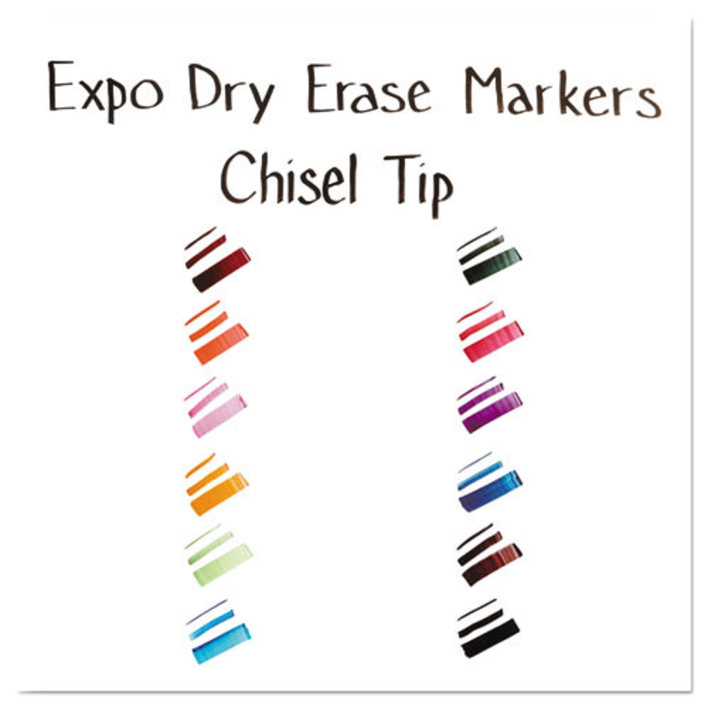 EXPO LOW ODOR DRY ERASE MARKERS