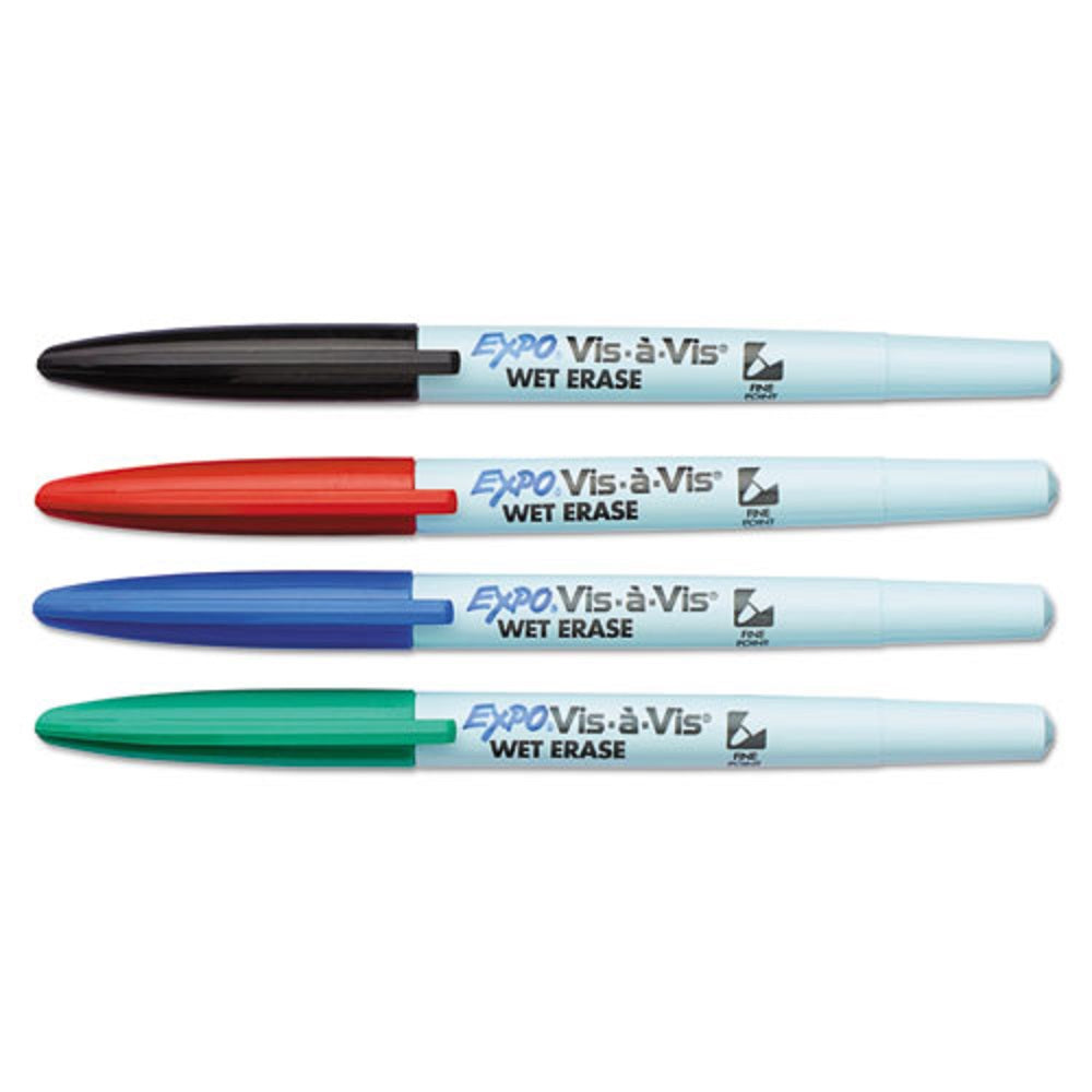 EXPO VIS-A-VIS WET-ERASE MARKERS