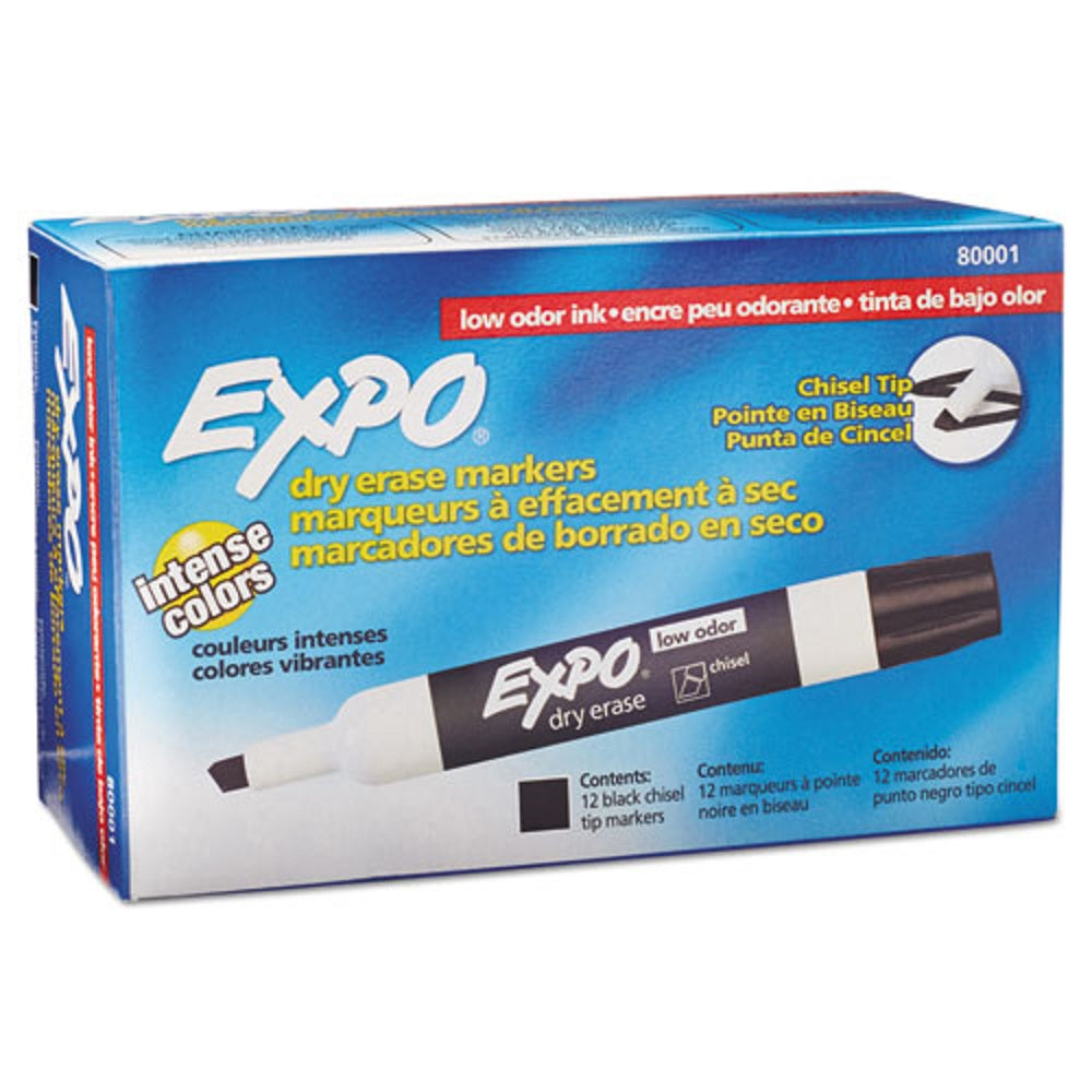 EXPO LARGE BARREL DRY-ERASE MARKERS