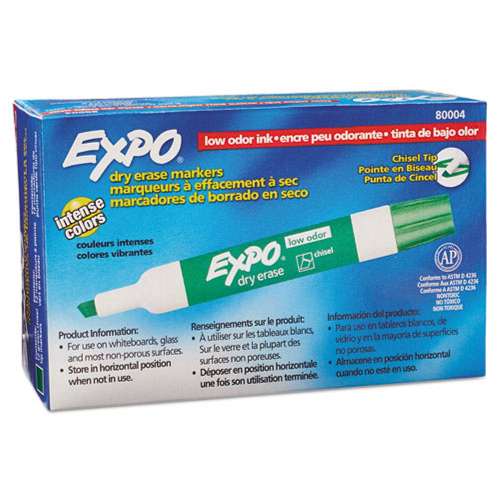 EXPO LARGE BARREL DRY ERASE MARKERS - GREEN