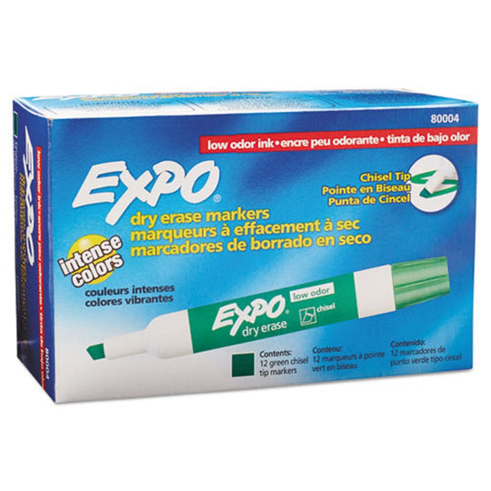 EXPO LARGE BARREL DRY ERASE MARKERS - GREEN