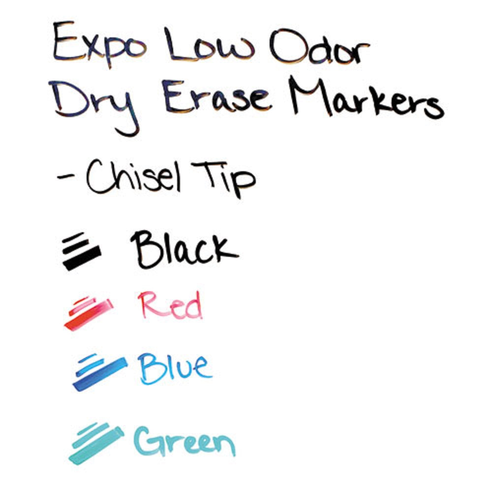 EXPO LARGE BARREL DRY-ERASE MARKERS