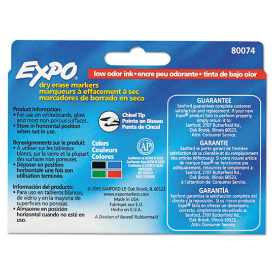 EXPO LARGE BARREL DRY-ERASE MARKERS