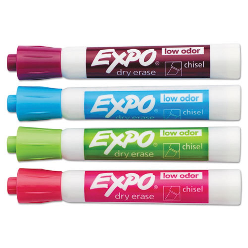 EXPO LOW ODOR DRY ERASE MARKERS