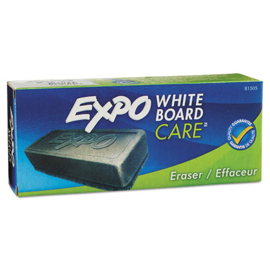 EXPO WHITE BOARD CARE DRY ERASE ERASER, 5.13" X 1.25"