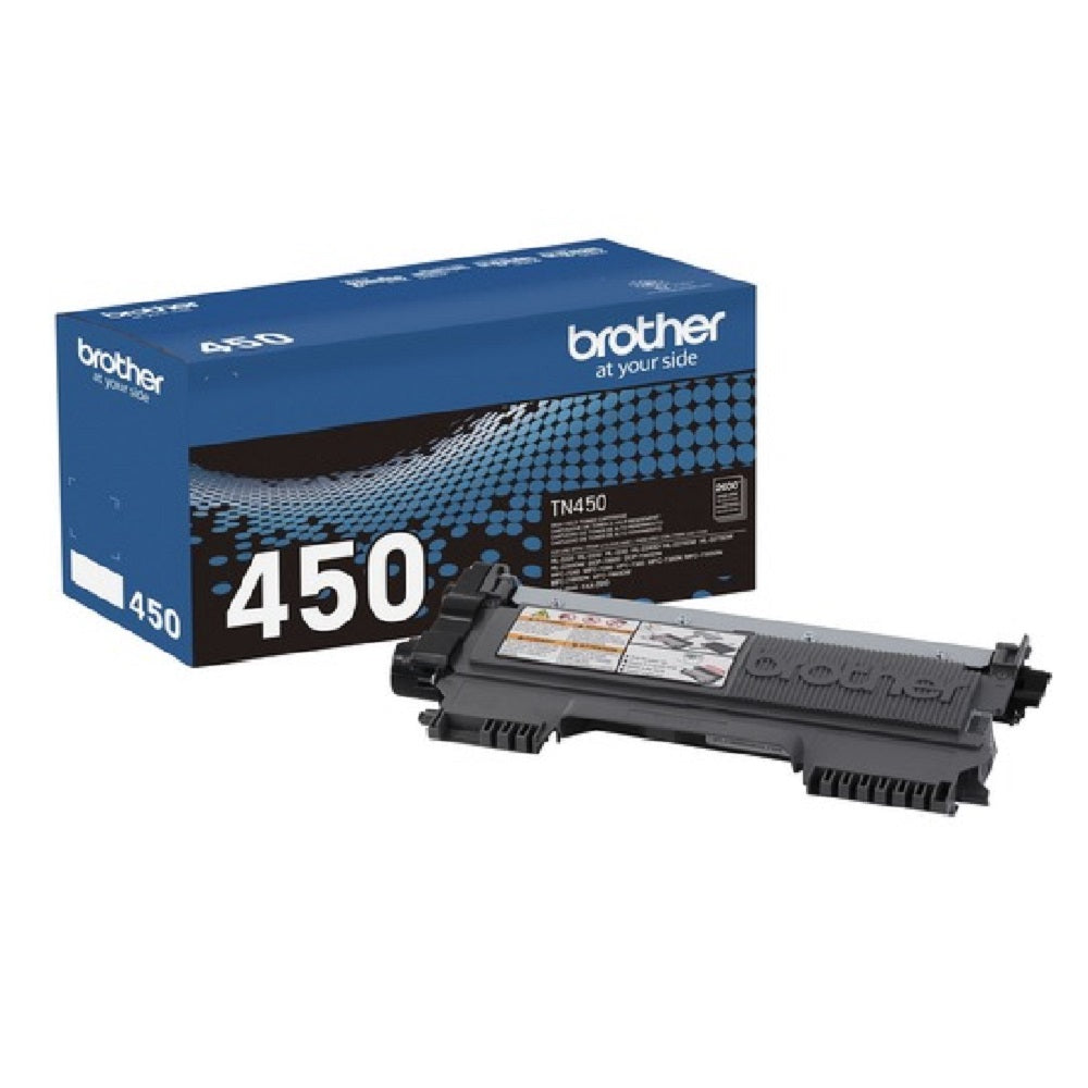 BROTHER TN450 HIGH YIELD TONER CARTRIDGE, BLACK