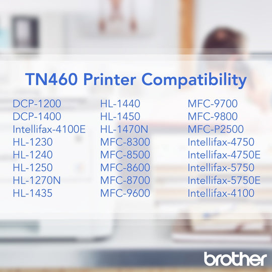 BROTHER ORIGINAL TN460 TONER CARTRIDTE