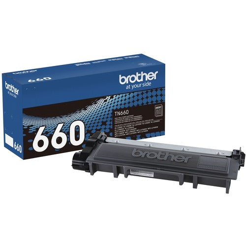 BROTHER GENUINE TN660 HIGH YIELD TONER CARTRIDGE, BLACK