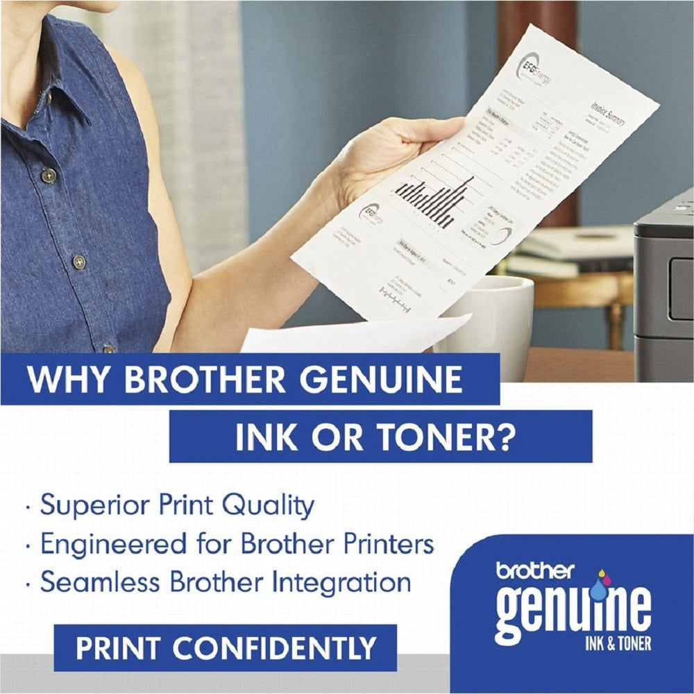 BROTHER GENUINE TN660 HIGH YIELD TONER CARTRIDGE, BLACK