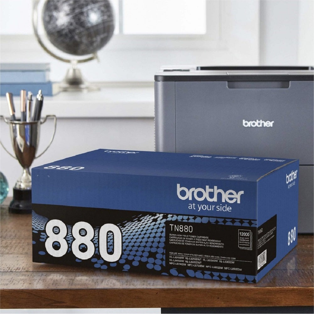 BROTHER GENUINE TN880 SUPER HIGH YIELD MONO LASER TONER CARTRIDGE, BLACK