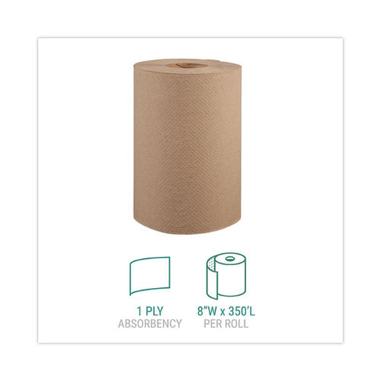 WINDSOFT HARDWOUND ROLL TOWELS - NATURAL - 12/ROLLS/CARTON