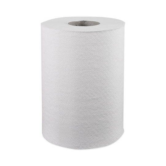 WINDSOFT HARDWOUND ROLL TOWELS - WHITE - 12/ROLLS/CARTON