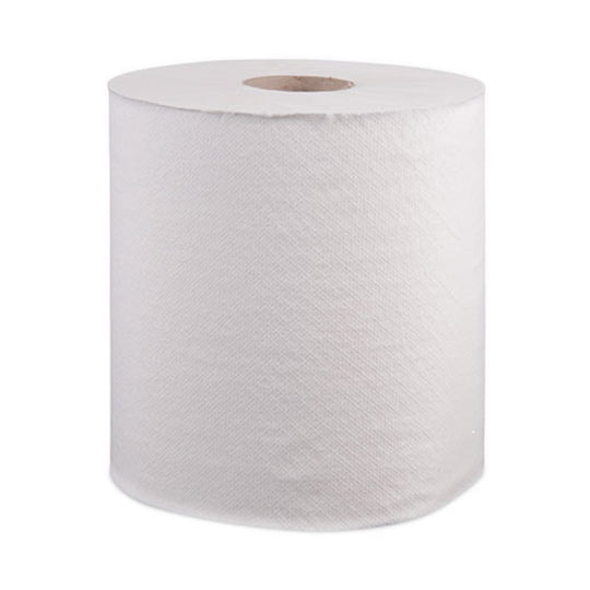 WINDSOFT HARDWOUND ROLL TOWELS - WHITE - 12 ROLLS/CARTON