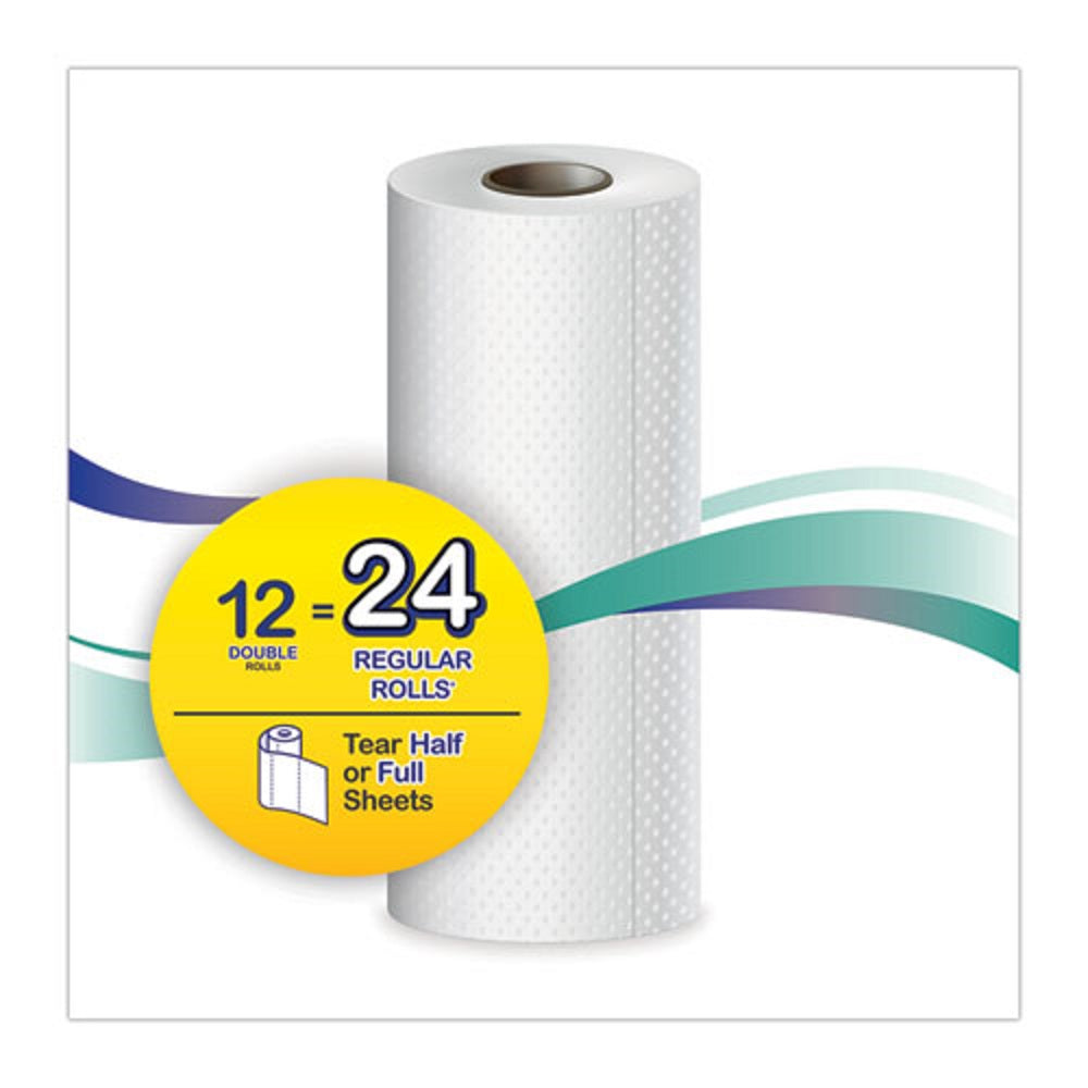 WINDSOFT PREMIUM KITCHEN ROLL TOWELS, 2 PLY - WHITE - 12 ROLLS/CARTON