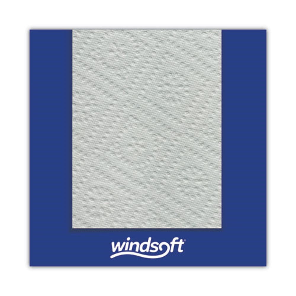 WINDSOFT PREMIUM KITCHEN ROLL TOWELS, 2 PLY - WHITE - 12 ROLLS/CARTON