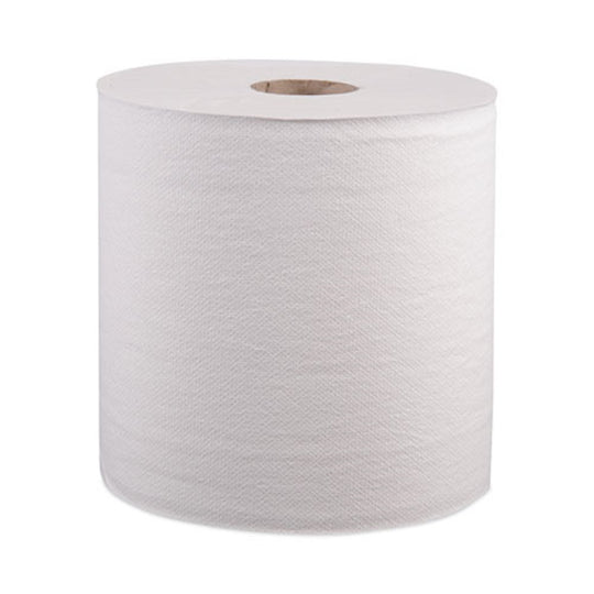 WINDSOFT HARDWOUND ROLL TOWELS - WHITE - 12 ROLLS/CARTON