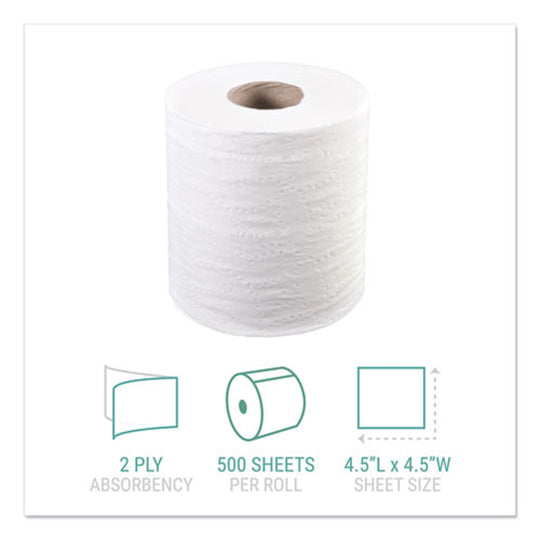 WINDSOFT BATH TISSUE - 500 SHEETS/ROLL - 96 ROLLS/CARTON