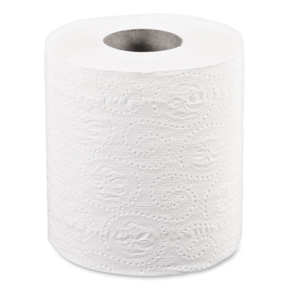 WINDSOFT BATH TISSUE - 500 SHEETS/ROLL - WHITE - 48 ROLLS/CARTON