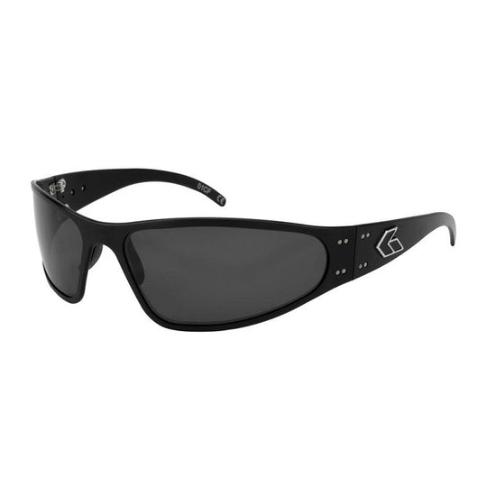 GATORZ WRAPTOR POLARIZED - BLACK FRAME / SMOKED POLARIZED